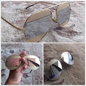 Bundle of 3 pairs of aviator sunglasses